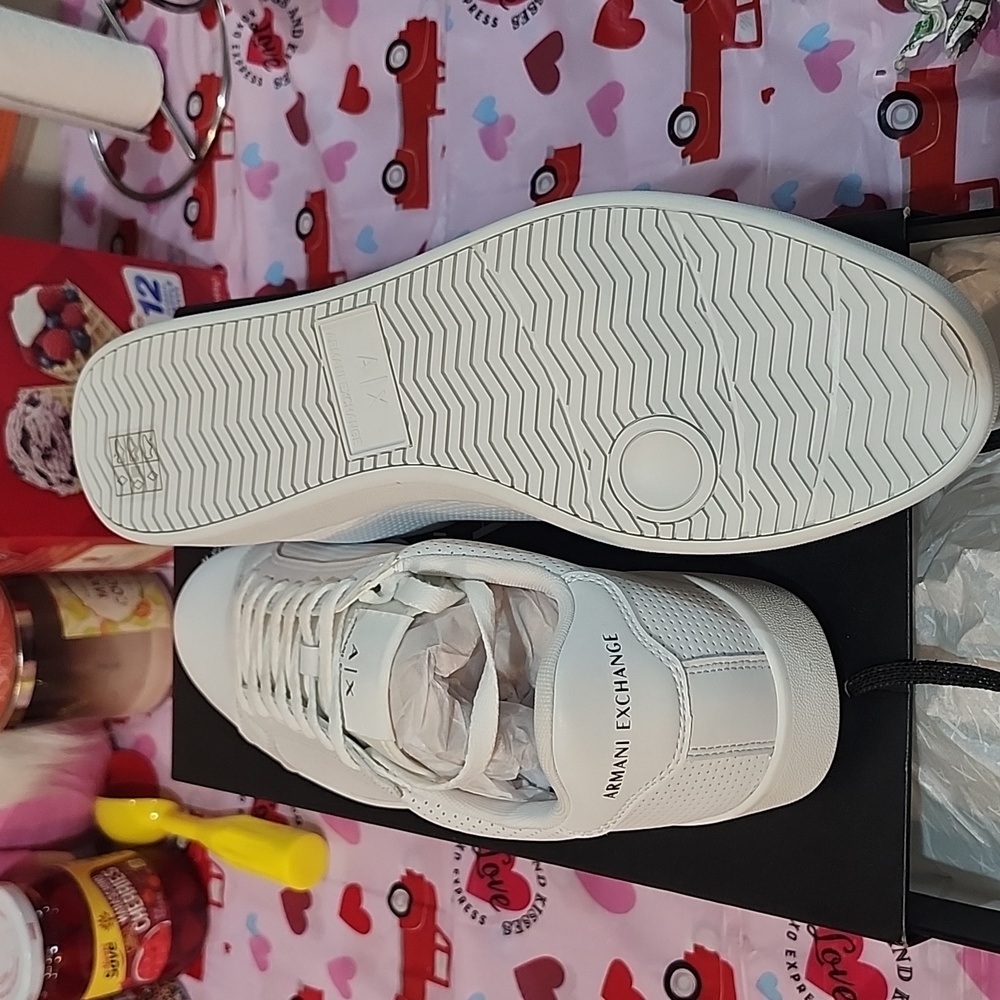 Armani OPT WHITE+OPT WHITE Men's Shoes - Picture 12 of 16